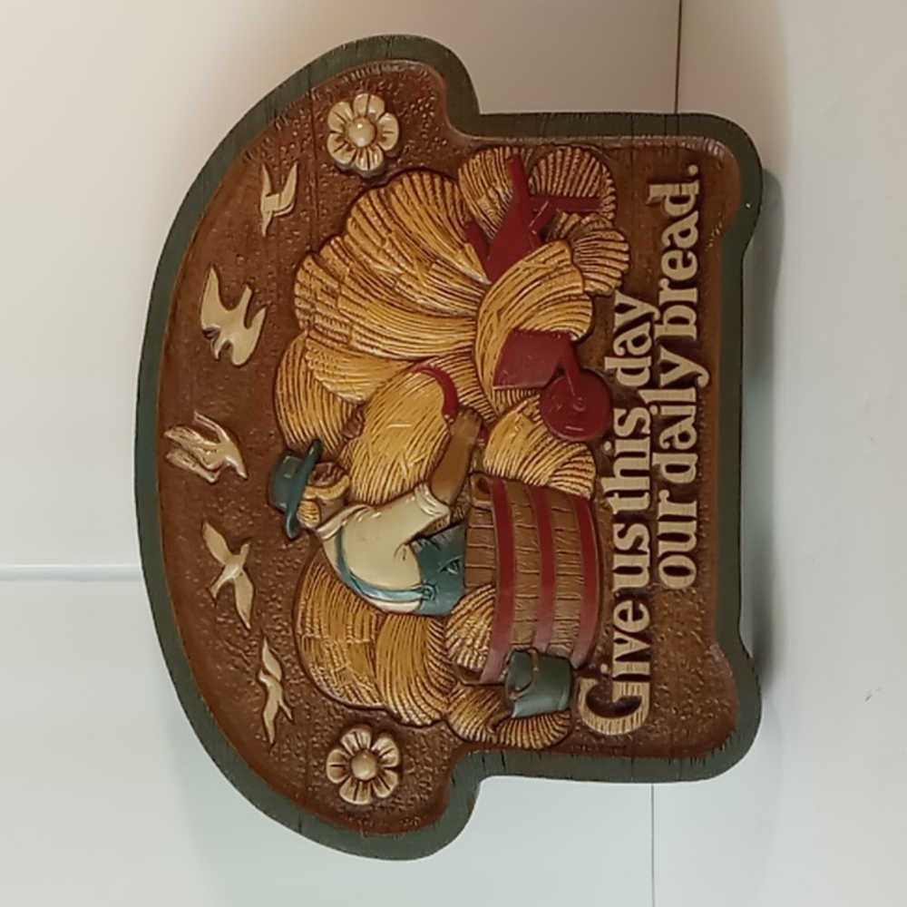 Vintage Kitchen daily bread plaque